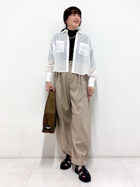 Sawaさん(レディース・166cm)の夏コーディネート