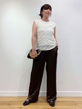 「Kassiopea（カシオペア）のアイテム」を使った、Sawaさん（レディース・166cm）の夏コーディネート