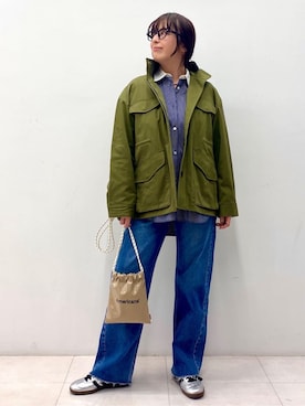 「RED CARD TOKYO（レッドカード）のアイテム」を使った、Sawaさん（レディース・166cm）の冬コーディネート