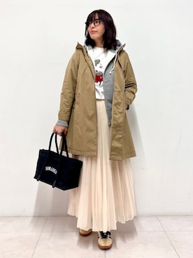 「NOMADIS（ノマディス）のアイテム」を使った、Sawaさん（レディース・166cm）の冬コーディネート
