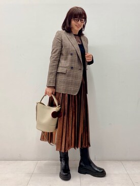 Sawaさん（レディース・166cm）の秋コーディネート