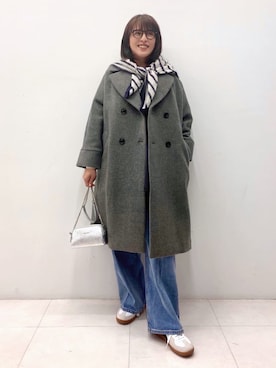 「TICCA(ティッカ)のアイテム(ジャケット/アウター)」を使った、Sawaさん(レディース・166cm)の秋コーディネート