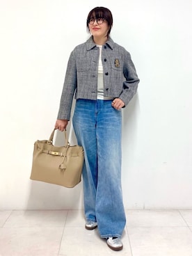 「MILOS（ミロス）のアイテム」を使った、Sawaさん（レディース・166cm）の冬コーディネート