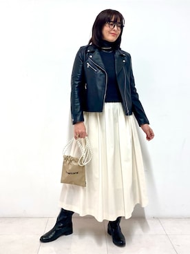 Sawaさん(レディース・166cm)の冬コーディネート