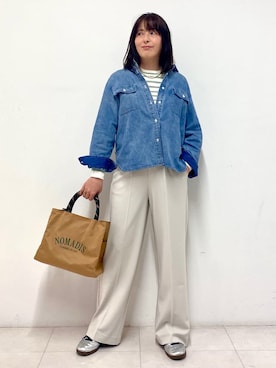 「NOMADIS（ノマディス）のアイテム」を使った、Sawaさん（レディース・166cm）の冬コーディネート