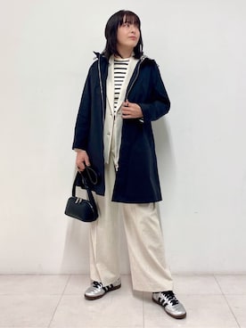 「ADD CULUMN（アドカラム）のアイテム」を使った、Sawaguchiさん（レディース・166cm）の冬コーディネート