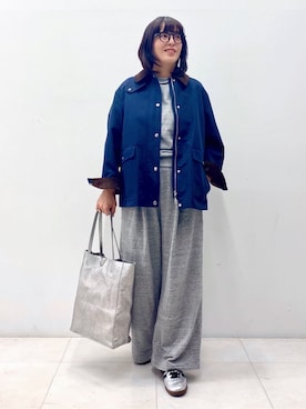 「DRESSTERIOR（ドレステリア）のアイテム」を使った、Sawaguchiさん（レディース・166cm）の春コーディネート