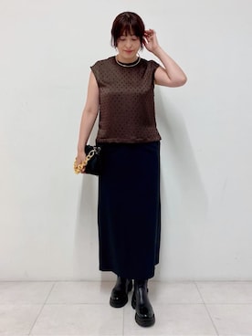 「Kassiopea（カシオペア）のアイテム」を使った、Sawaさん（レディース・166cm）の夏コーディネート