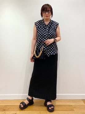 「Kassiopea（カシオペア）のアイテム」を使った、Sawaさん（レディース・166cm）の夏コーディネート
