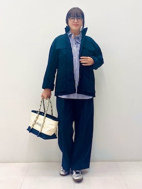 「NOMADIS（ノマディス）のアイテム」を使った、Sawaguchiさん（レディース・166cm）の春コーディネート