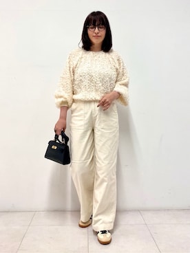 「PROVOKE （プロヴォーク）のアイテム」を使った、Sawaさん（レディース・166cm）の冬コーディネート