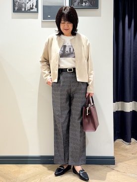 「50代コーデ」｜Lilyさん（レディース・165cm）の秋コーディネート