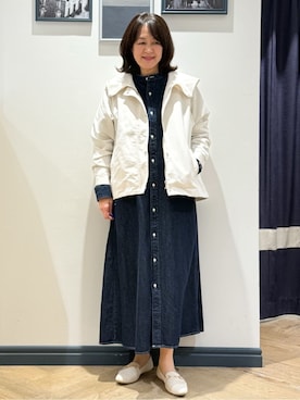 「Lee（リー）のアイテム（ワンピース/ドレス）」を使った、Lilyさん（レディース・165cm）の春コーディネート