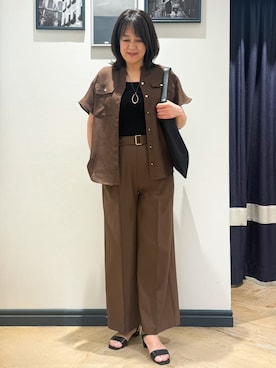 「grove（グローブ）のアイテム」を使った、Lilyさん（レディース・165cm）の夏コーディネート