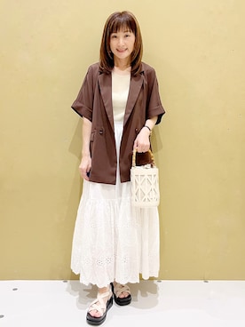 「ブルベ」｜yukariさん（レディース・161cm）の春コーディネート
