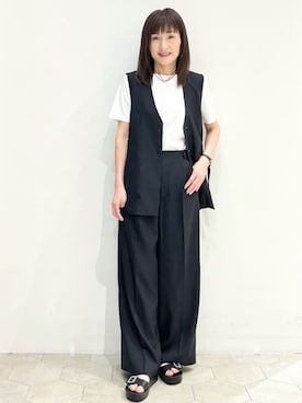 「OPAQUE.CLIP（オペークドットクリップ）のアイテム」を使った、yukariさん（レディース・161cm）の春コーディネート