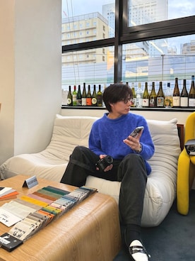 「JULIUS TART OPTICAL（ジュリアスタートオプティカル）のアイテム」を使った、Kazuhiroさん（メンズ・173cm）の春コーディネート