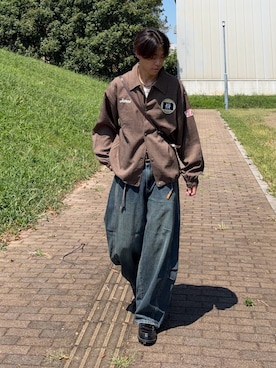 「CPCM（シーピーシーエム）のアイテム」を使った、swokpalさん（メンズ・172cm）の秋コーディネート