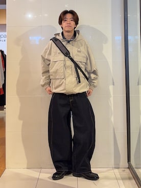 「CPCM（シーピーシーエム）のアイテム」を使った、swokpalさん（メンズ・172cm）の春コーディネート