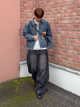 「CPCM（シーピーシーエム）のアイテム」を使った、swokpalさん（メンズ・172cm）の秋コーディネート