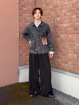 「CPCM（シーピーシーエム）のアイテム」を使った、swokpalさん（メンズ・172cm）の春コーディネート