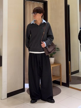 「CPCM（シーピーシーエム）のアイテム」を使った、swokpalさん（メンズ・172cm）の秋コーディネート