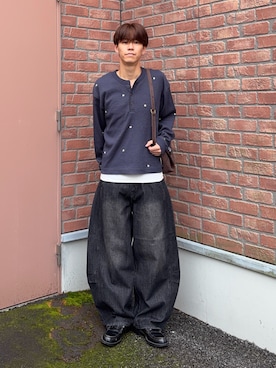 「CPCM（シーピーシーエム）のアイテム」を使った、swokpalさん（メンズ・172cm）の秋コーディネート