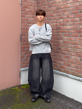 「CPCM（シーピーシーエム）のアイテム」を使った、swokpalさん（メンズ・172cm）の秋コーディネート