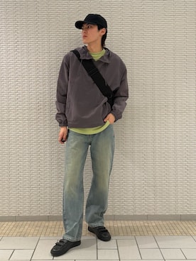 髙鍋サワさん（メンズ・178cm）の冬コーディネート