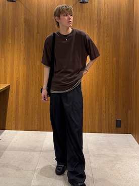 髙鍋サワさん（メンズ・178cm）の夏コーディネート