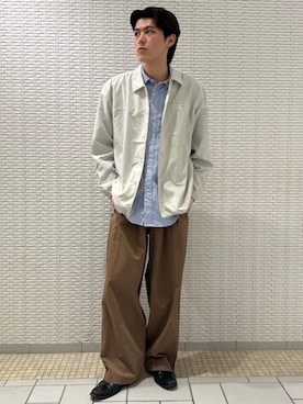 髙鍋サワさん（メンズ・178cm）の春コーディネート