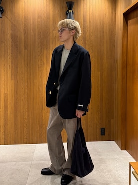 髙鍋サワさん（メンズ・178cm）の夏コーディネート