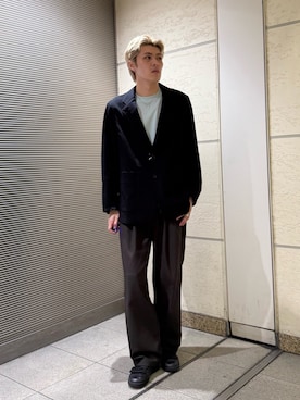 髙鍋サワさん（メンズ・178cm）の秋コーディネート