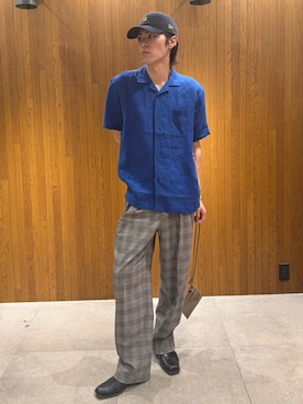 髙鍋サワさん（メンズ・178cm）の夏コーディネート