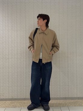 髙鍋サワさん（メンズ・178cm）の冬コーディネート