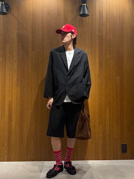 髙鍋サワさん(メンズ・178cm)の春コーディネート