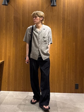 髙鍋サワさん(メンズ・178cm)の夏コーディネート