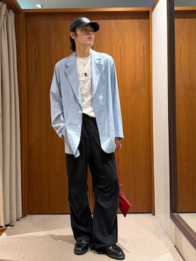 髙鍋サワさん(メンズ・178cm)の夏コーディネート