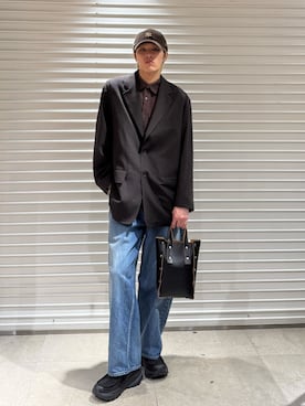 髙鍋サワさん(メンズ・178cm)の秋コーディネート
