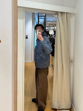 髙鍋サワさん(メンズ・178cm)の冬コーディネート