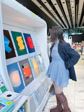 「アイテム（キャミソール）」を使った、麻さん（レディース・155cm）の秋コーディネート