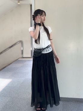 「KBF（ケイビーエフ）のアイテム」を使った、yukaさん（レディース・162cm）の夏コーディネート
