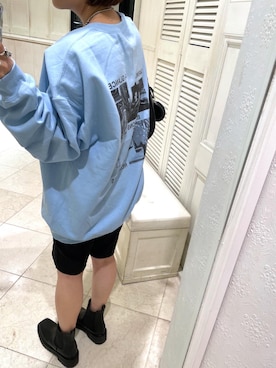 「アイテム（スウェット）」を使った、kaoriさん（レディース・154cm）の秋コーディネート