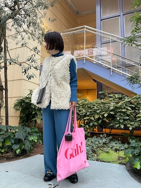 kaoriさん（レディース・154cm）の冬コーディネート