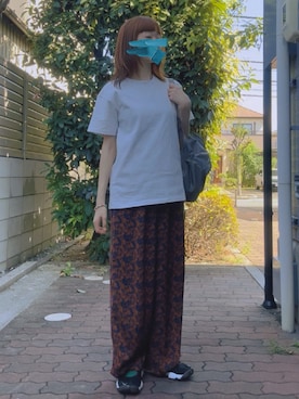 「アイテム（ブレスレット）」を使った、こずえ さん（レディース・156cm）の秋コーディネート