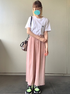 「家着」｜こずえ さん（レディース・156cm）の夏コーディネート