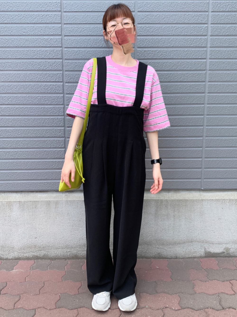 ハイウエストサスツキパンツ 184856を使った人気ファッション