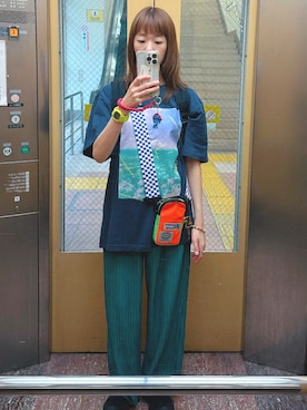 「Handmade（ハンドメイド）のアイテム」を使った、こずえ さん（レディース・156cm）の秋コーディネート