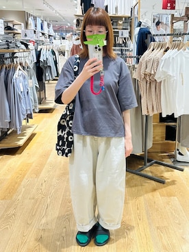 「marimekko（マリメッコ）のアイテム」を使った、こずえ さん（レディース・156cm）の秋コーディネート