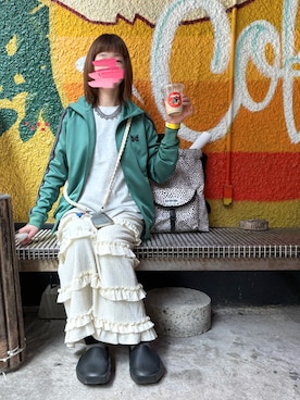 「OUTDOOR PRODUCTS（アウトドアプロダクツ）のアイテム」を使った、こずえ さん（レディース・156cm）の春コーディネート